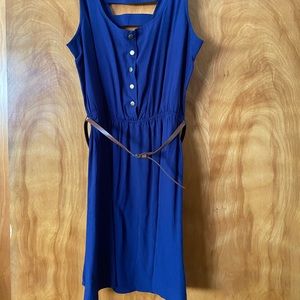 Blue tank dress